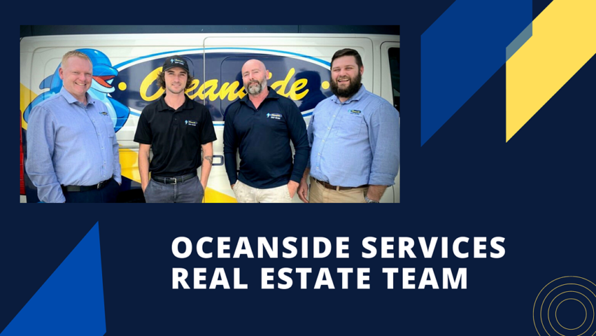 Staff Smiling in front of the Van — Reliable Local Plumbers in Gold Coast