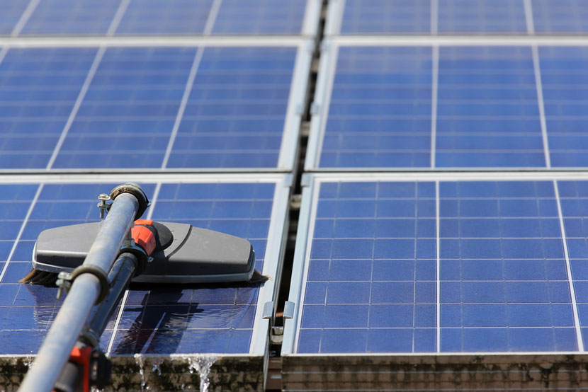 Clean Solar Panels — Reliable Local Plumbers in Gold Coast