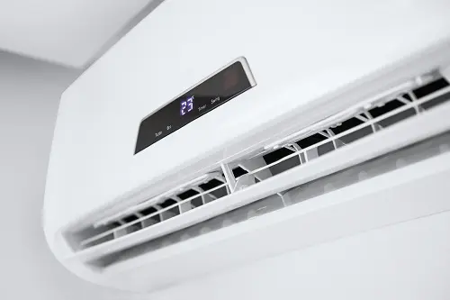 White Aircon Unit — Reliable Local Plumbers in Gold Coast
