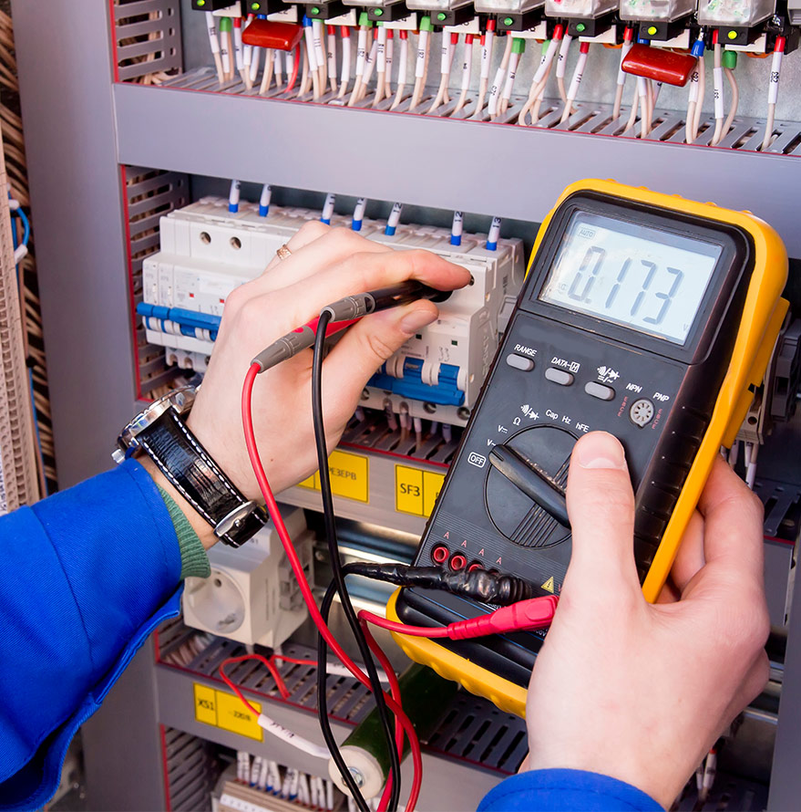 Electrician Working on a Switchboard — Reliable Local Electricians in Currumbin, QLD
