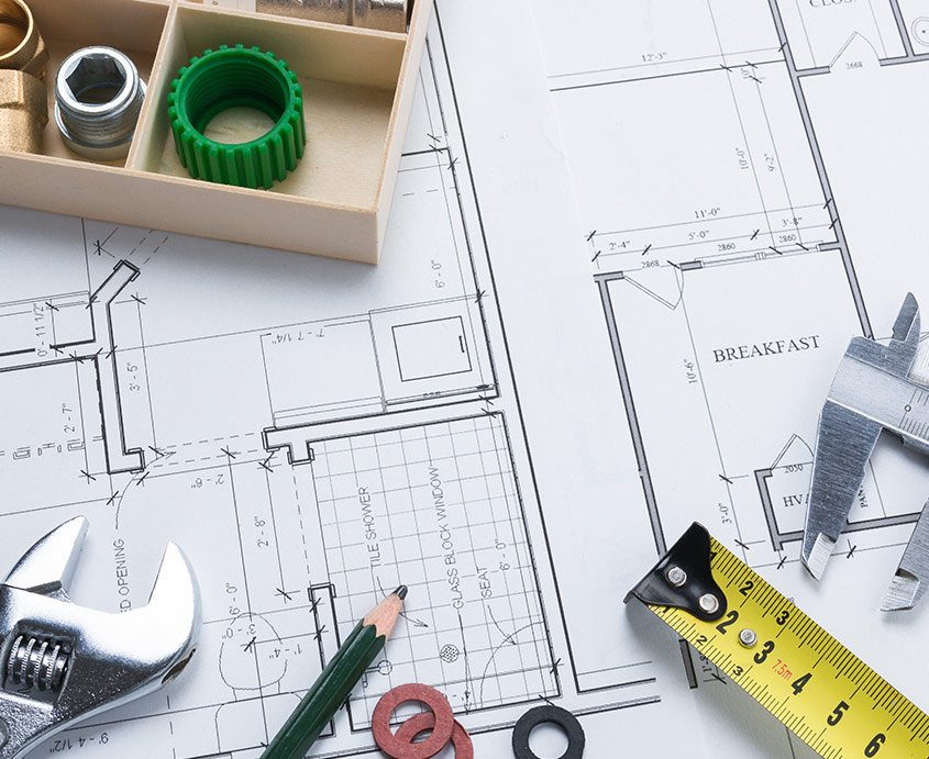 Blueprint of House for Plumbing Service — Reliable Local Plumbers in Palm Beach, QLD