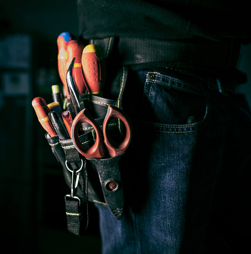 Tool Belt of an Electrician — Reliable Local Electricians in Hope Island, QLD