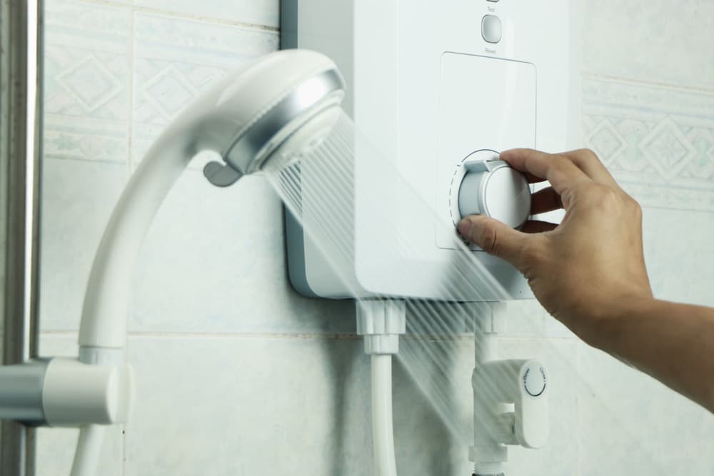 Hot water shower — Reliable Local Electricians in Helensvale, QLD