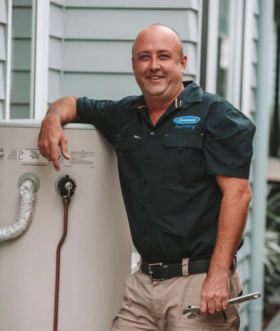 Plumber smiling — Reliable Local Electricians in Helensvale, QLD