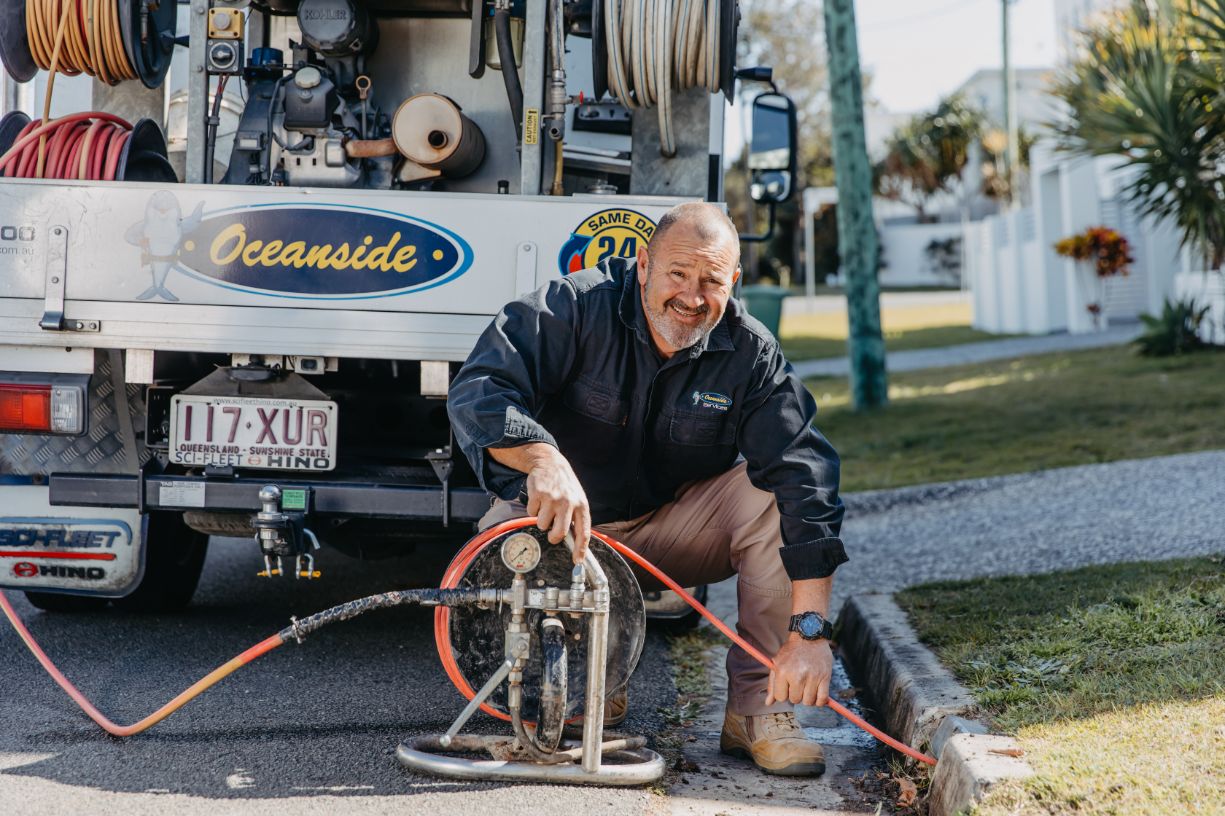 Worker Using Burst Pipe Detection Equipment — Reliable Local Plumbers in Gold Coast