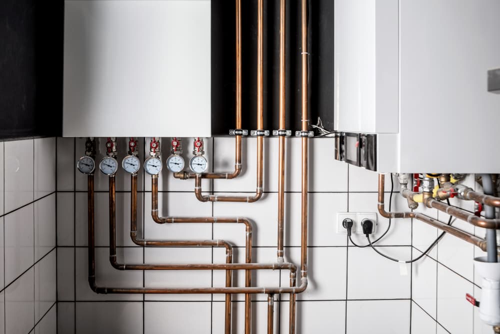 Hot water pipe lines — Reliable Local Electricians in Helensvale, QLD