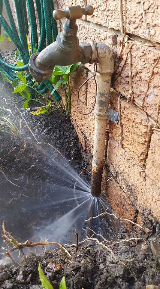 Burst Pipe Due To High Water Pressure