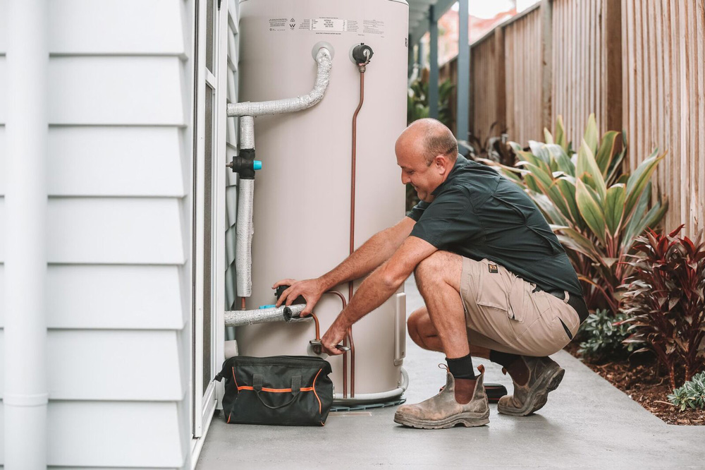 A Licensed Gas Fitter At Work